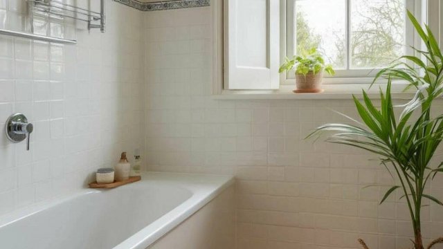 Как заделать стык(в торце - 14 см) между стеной и ванной.