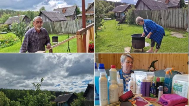 ОТМЫЛА КАЗАН ПОСЛЕ ПЛОВА, А ЛЁШИК ЗАНЯЛСЯ ДВЕРНОЙ РУЧКОЙ.ПОСЫЛКА ОТ МАРГАРИТЫ ИЗ АПРЕЛЕВКИ.