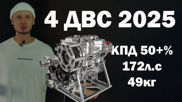Новые технологии: КПД 50+% 172л.с 49кг + ДВИГАТЕЛЬ V3 | HONDA | MAZDA