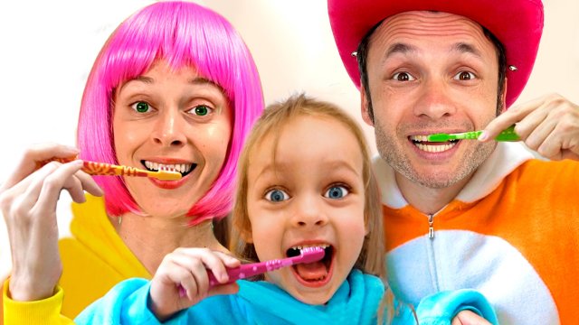 Почисти зубы — Детская песенка от Майи и Маши+Детские сборники