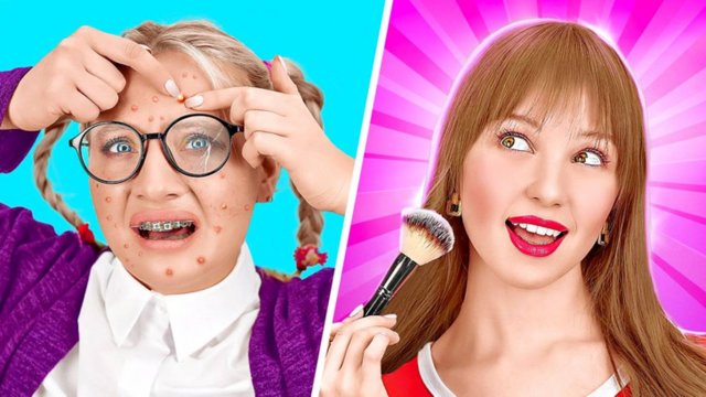 Ботанка и красотка 🤓💖 Весёлые ситуации из жизни от 123 GO! 🎉