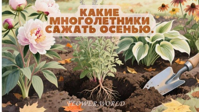 Какие многолетники сажать осенью. Сентябрьский гид!💐