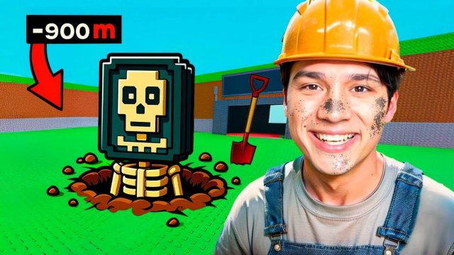 КУПИЛ 9999999999Х УДАЧИ И ВЫКОПАЛ РЕДКОГО БРЕЙНРОТА ИЗ ЯМКИ В РОБЛОКС!