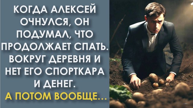 Когда Алексей очнулся, он подумал, что продолжает спать. Вокруг деревня и нет его спорткара и денег
