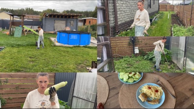 ПРЕОБРАЖЕНИЕ УЧАСТКА🔥 ВСЕ ЗАРОСЛО😤 ЗАКУПКА ПРОДУКТОВ🔥 ПРОСТОЙ УЖИН