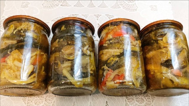 Жареные КАБАЧКИ на зиму "ВКУСНЯТИНА"! Пошаговый рецепт!