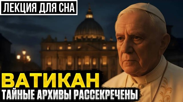 ТАЙНЫ ВАТИКАНА: Рассекреченные архивы | Лекция истории перед сном