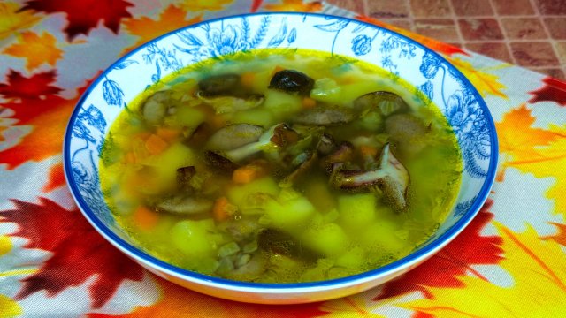Просто объедение - Грибной Суп из Маслят.