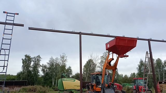 Строительство навеса - ч.3