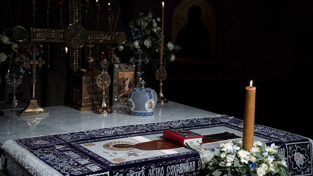 Всенощное бдение с чином Погребения Божией Матери. Успение Богородицы