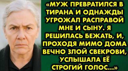 Муж превратился в тирана и однажды угрожал расправой мне и сыну. Я решилась бежать, и, проходя мимо