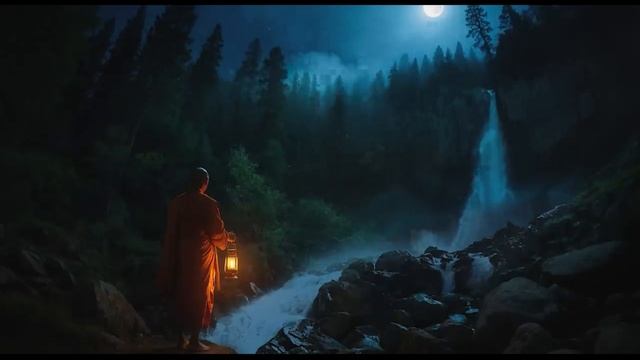 Лунный водопад - Целебная Тибетская музыка для медитации, исцеляющая музыка Тибета