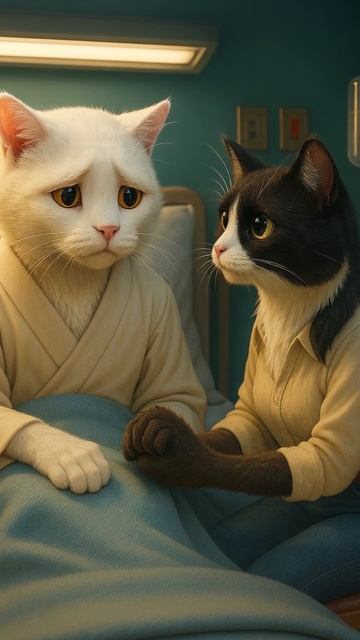 Котик гордился своей дочуркой