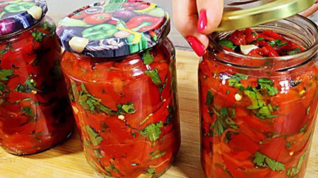 Такой рецепт перца вы точно не пробовали.Заготовка на зиму