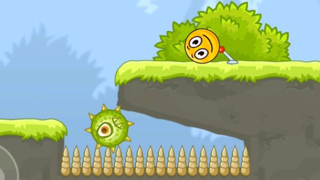 Красный Шар в игре Bounce Ball 5 Уровни 46-50