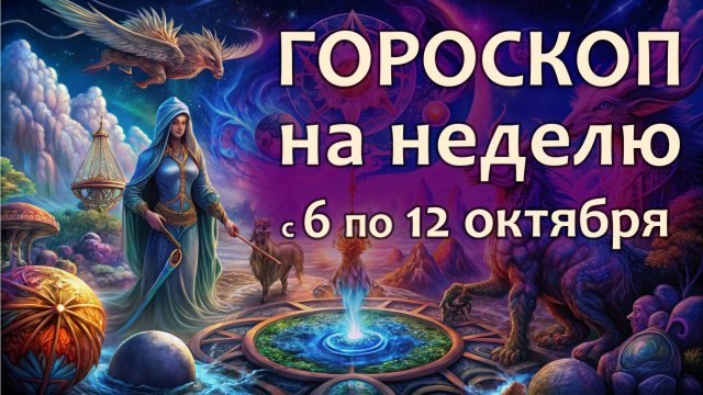 Гороскоп на неделю с 6 по 12 октября 2025 года