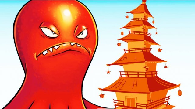 СУРОВЫЙ ОСЬМИНОГ МУТАНТ в ЯПОНИИ игра OCTOGEDDON на канале Мистер Игрушкин