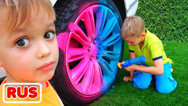 Влад и Ники играют с интересными игрушками - Веселые видео для детей!