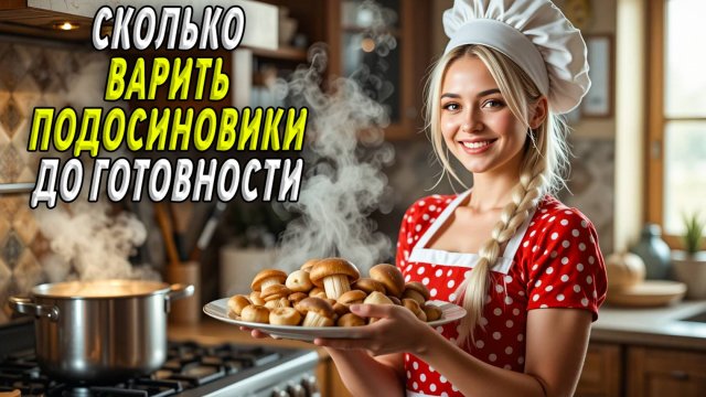 Сколько варить подосиновики до готовности