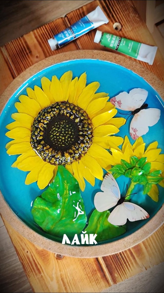 Мастер-класс Resin-art
