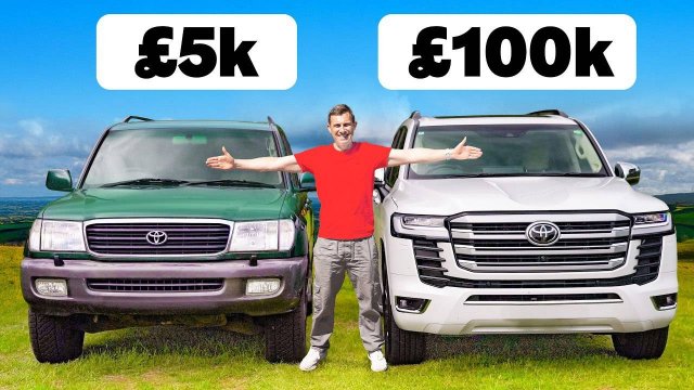 Toyota Land Cruiser： сравнение цен： 5000 и 100000 фунтов