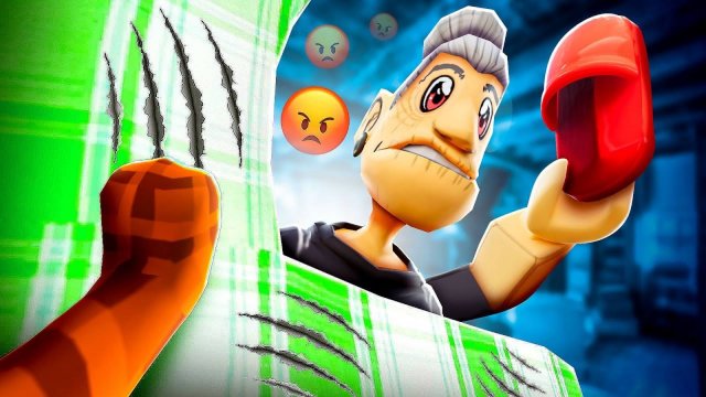 БАБУШКА В ШОКЕ!😱 МОЙ ДРУГ СТАЛ ЗЛЫМ КОТОМ И РАЗНЕС ДОМ! РОБЛОКС