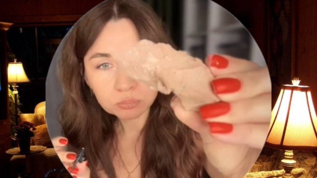 ASMR crunch of chalk&clay_Хруст в кружочках, глины Жетысай, попытка № 2