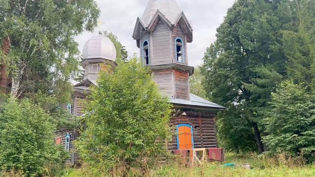 Заброшенная деревня Вятка| Храм глубоко в Тайге