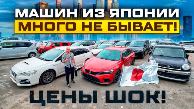 Авто из Японии подешевели? 🔥 Большой вывоз августа!