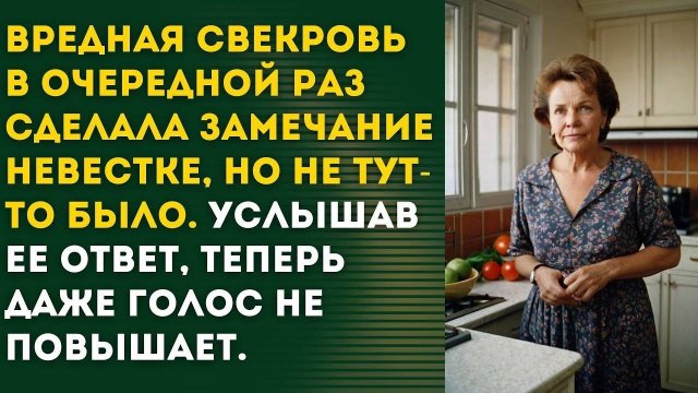 ВРЕДНАЯ СВЕКРОВЬ - РАССКАЗ