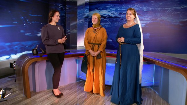 ГТРК СЛАВИЯ ИНТЕРВЬЮ 31.08.25 Елизавета Маликова, Анна Якурина, участники студии исторического танца