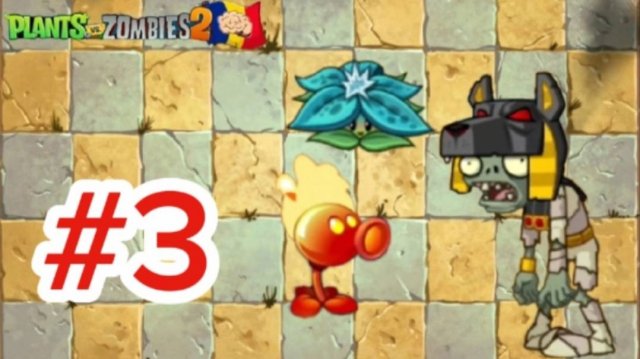 Мини-босс Египта! Plants vs zombies 2 Romania #3