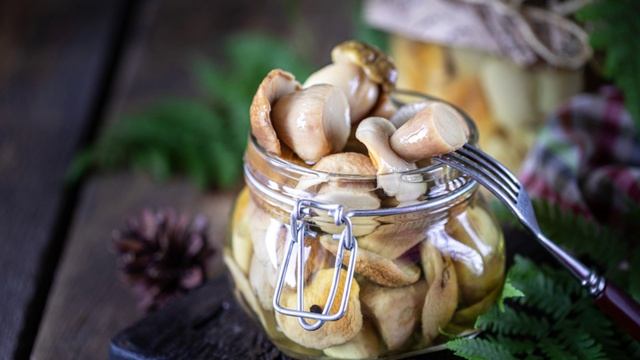 Маринованные подберёзовики на зиму