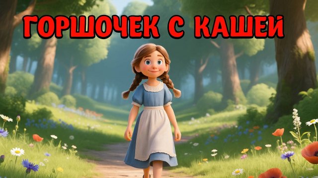 Горшочек с кашей|Детские мультики|Детские сказки😊🐾