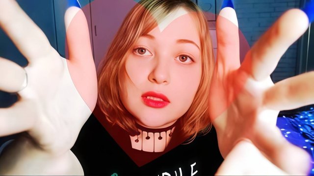 АСМР Мурашечная НОЧЕВКА у НЕЖНОЙ подруги 👭 звуки рта  движение рук  шепот ASMR ролевая игра