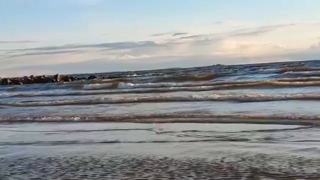 Закат на Финском заливе пляж Дюны