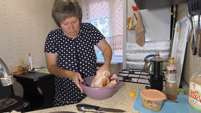 Мариную курицу,собираемся на дачу с Толиком ✅‼️