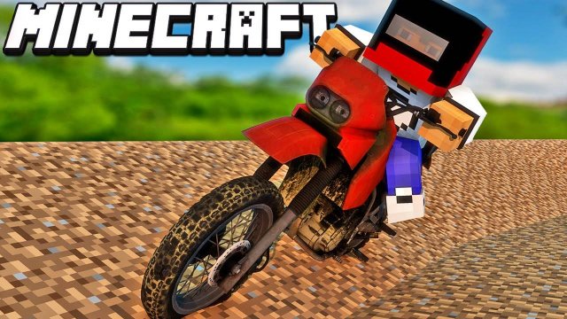 Гонки в  MINECRAFT на мотоциклах