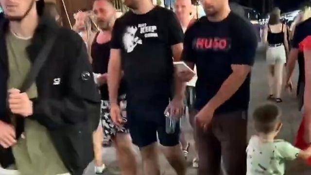 Вечерняя набережная ,черноморского побережья