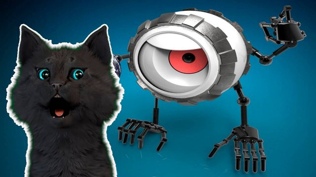 ГЛАЗА РОБОТ 👀 С ГОВОРЯЩИМ СУПЕР КОТОМ ( ИГРА для ДЕТЕЙ ) ANDROID #178