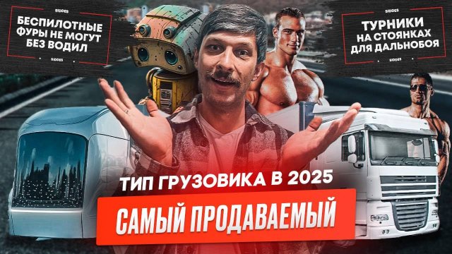 Где беспилотные фуры Топ грузовиков, Тренажеры на стоянках, Новые АПВГК, Логистика.