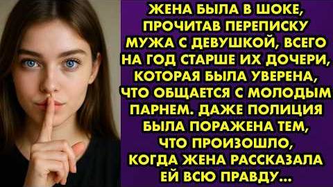 Жена была в шоке, прочитав переписку мужа с девушкой, всего на год старше их дочери, которая была...