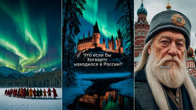 Что, если бы Хогвартс находился в России?!