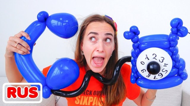 Влад и Ники играют с надувными игрушками | Коллекция веселых видео для детей!