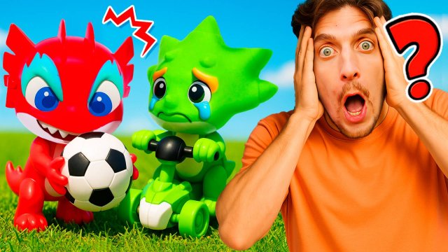 🐉Игрушки Отважные дракончики против злого двойника Флэша! Что скрывает сияющая пещера? #длядетей