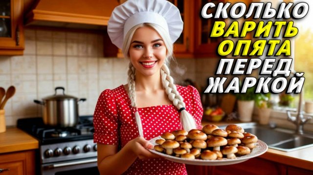 Сколько варить опята перед жаркой