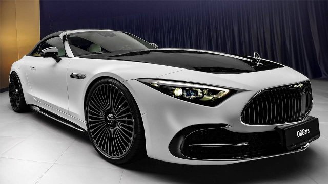 Новый Mercedes-Maybach SL680 2025 года — звук, интерьер и экстерьер