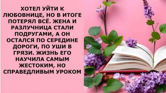 Истории из жизни. ХОТЕЛ УЙТИ К ЛЮБОВНИЦЕ Аудио рассказы, Жизненные истории слушать