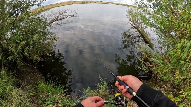 Ловля уклейки на микроблесна на спиннинг