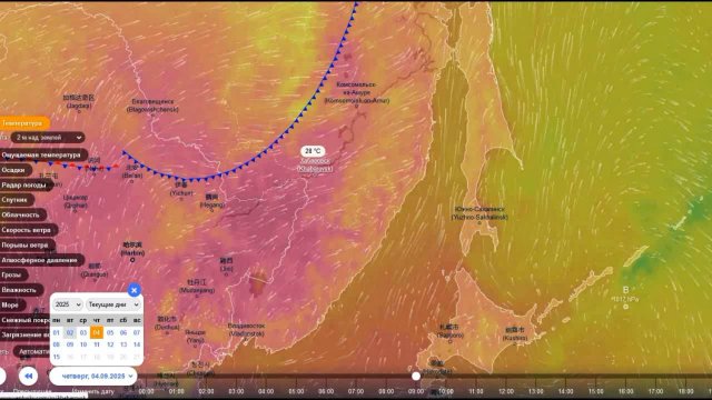Бархатный сезон в Приморье. Прогноз погоды с 3 по 6 сентября